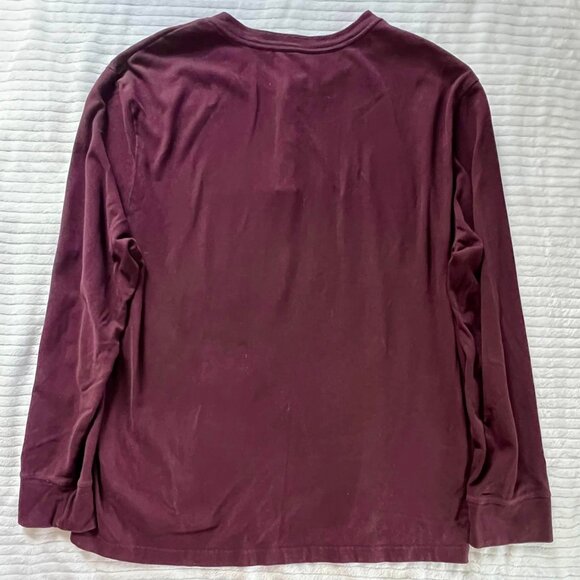 Men’s Size: XL St. John’s Bay Long Sleeve 1/4 Button Down Pullover Henley - Picture 5 of 6